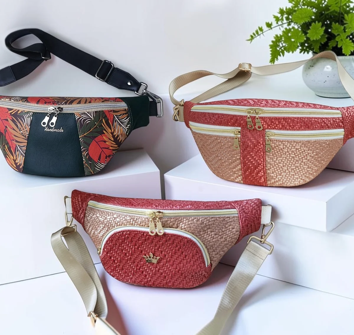 The Pixie Bag Sewing Pattern - 3 Options + 3 Bag Charms - Creative Set